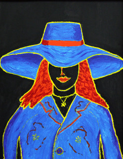 Девушка в голубом.

размер: 40х50

основа: картон грунтованный

метод: масло